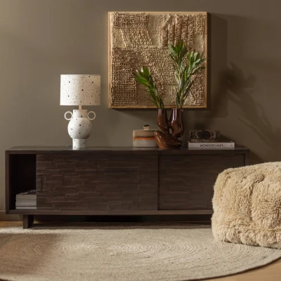 Afbeelding van Basiclabel Utopia Vloerkleed Wol/Katoen Naturel 1x200x200
