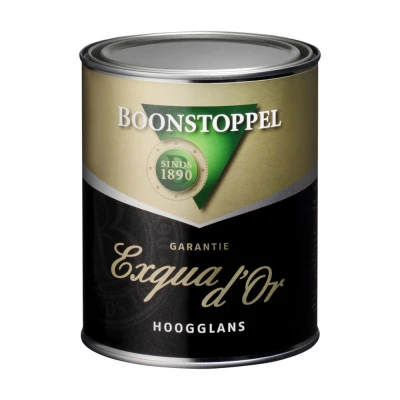 Afbeelding van Boonstoppel Garantie Exqua d&#039;Or Hoogglans 1 liter Houtverf