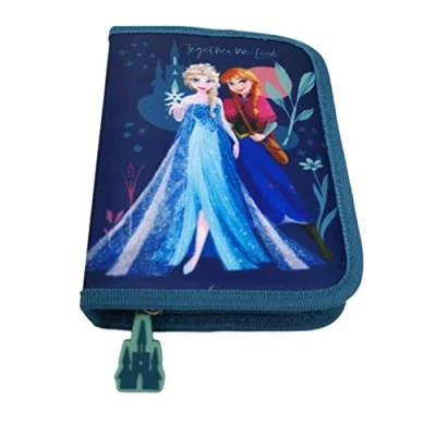 Afbeelding van Theonoi Pennenetui in paardenvorm, 2 vakken, etui met twee verdiepingen, cadeau voor meisjes, Frozen II,