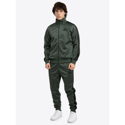 Afbeelding van Lonsdale Training Normale Passform Pember SET Trainingspak, Heren, Maat: XL, Olive black