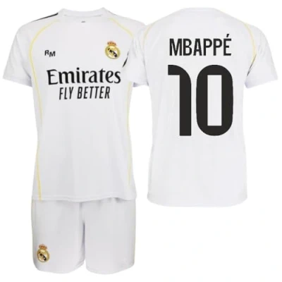 Afbeelding van Real Madrid Conjunto Infantil 1a Equipación 25 26 Uniseks kinderhemd