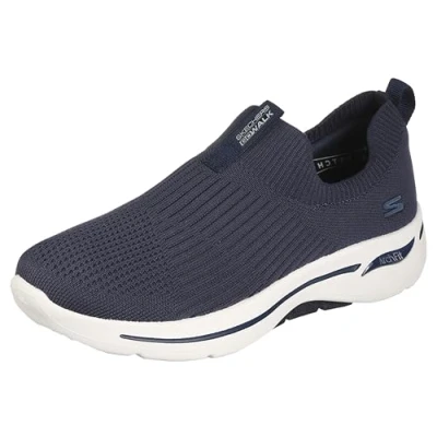 Afbeelding van Skechers GO Walk Arch FIT Iconic, damessneakers, marineblauw textiel/trim, 39,5 EU
