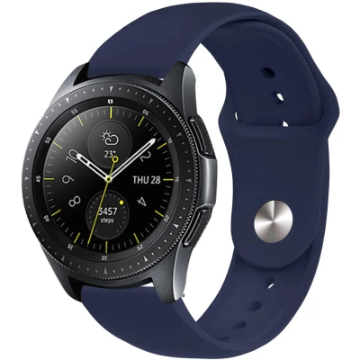 Afbeelding van imoshion Siliconen Sport bandje Geschikt voor Samsung Galaxy Watch 7 (40/44 mm) Donkerblauw