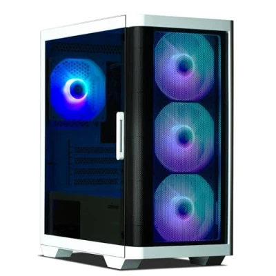 Image de Boitier Pc Sans Alimentation Zalman M4 Argb (Blanc) Moyen Tour Format M Atx
