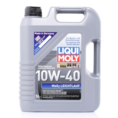 Afbeelding van Motorolie Liqui Moly Mos2 Leichtlauf 10W40 A3/B4 5L 2184