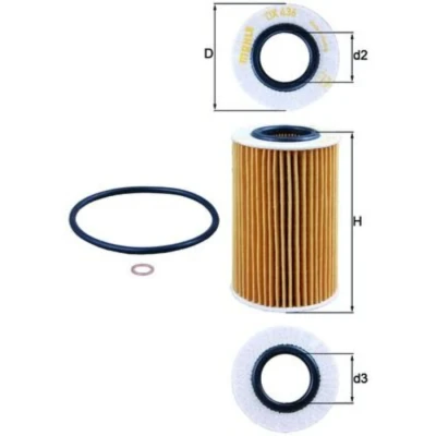 Image de Filtre à huile knecht ox436d