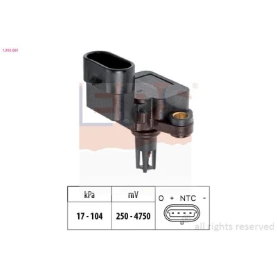 Afbeelding van Eps Inlaatdruk /MAP sensor / Luchtdruksensor hoogteregelaar 1.993.081