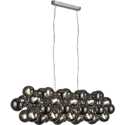 Afbeelding van Searchlight BERRY Hanglamp 25 Lichts Chroom Smoke