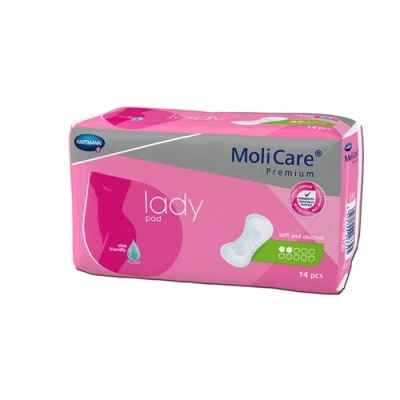 Afbeelding van MoliCare Premium lady pad 2 druppels 14 stuks Hartmann