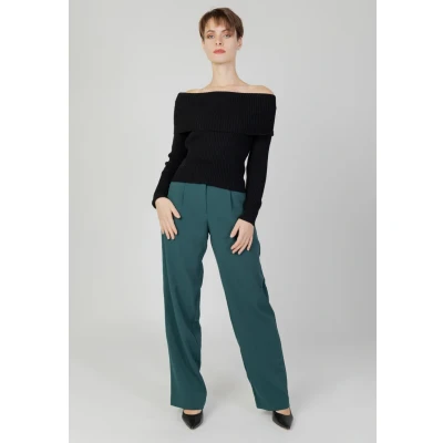 Afbeelding van ONLY ONLKATIA LS OFF SHOULDER KNT NOOS Dames Trui Black