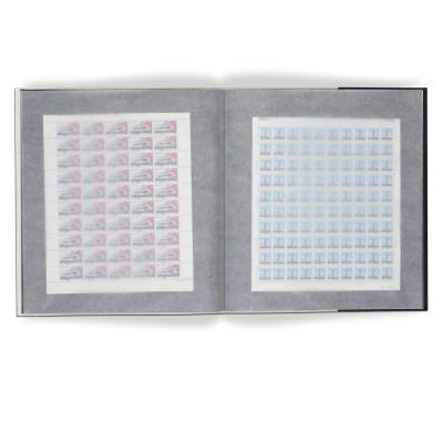 Afbeelding van Leuchtturm Leuchtturm, Pergamijn, Album (gebonden) geschikt voor Postzegelvellen 12 bladen Zwart afm: 370x385x25 mm. per st.