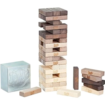 Afbeelding van Hasbro Jenga Rustiek Series behendigheid spel Actiespel