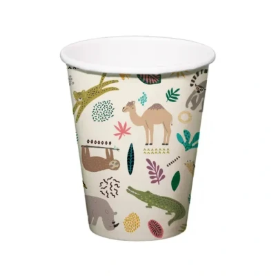 Afbeelding van Bekers Zoo Party 250ml 6 stuks