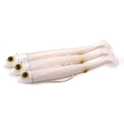 Image de Spro Gutsbait Salt Softbait White Minnow 8cm (15g) Shad