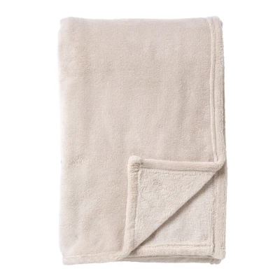 Afbeelding van Dutch Decor HARVEY Plaid 150x200 cm superzachte deken van fleece Pumice Stone beige