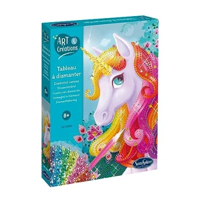 Image de Jeu créatif Tableau à diamanter Licorne
