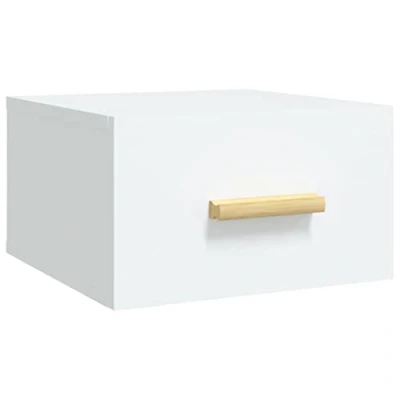 Image de vidaXL Table de chevet murale blanc 35x35x20 cm812834