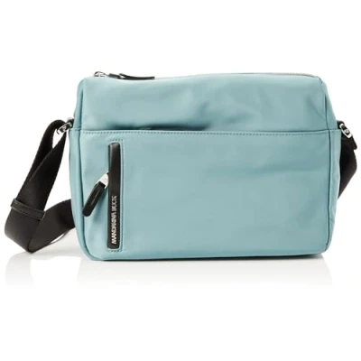 Afbeelding van MANDARINA DUCK Schoudertas Hunter Hobo Smoke Blue Lichtblauw