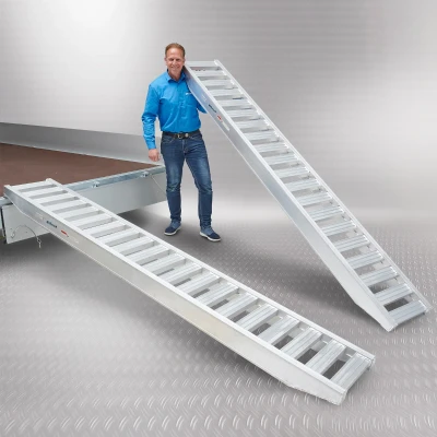 Afbeelding van Aluminium oprijplaat auto 300 cm 2 ton