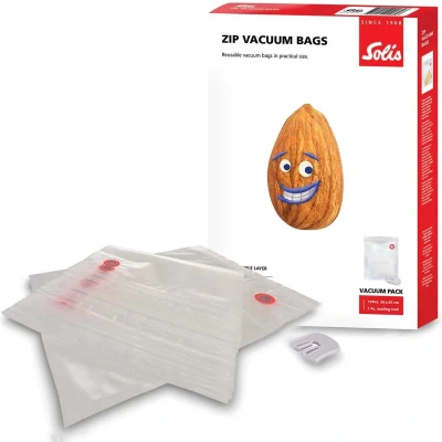 Afbeelding van Solis Ziplock Vacuümzakken 26 x 35 cm Vacuumeerzakken 10 stuks
