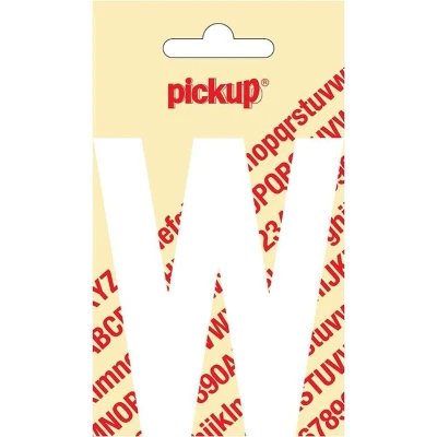 Afbeelding van Plakletter Nobel Sticker letter W Pickup