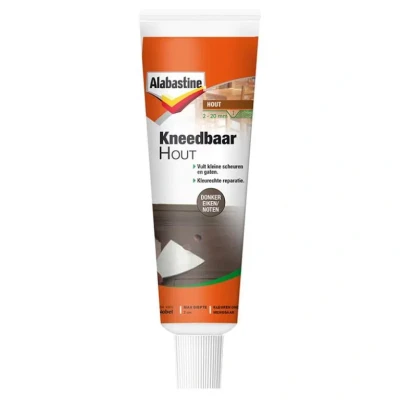 Afbeelding van Alabastine Kneedbaar Hout (Donker eiken/Noten 75gr.)