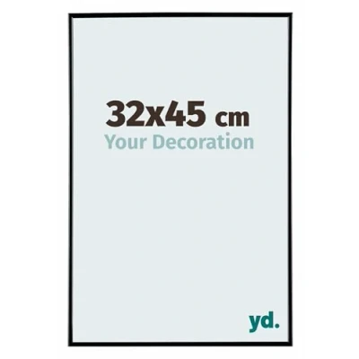 Afbeelding van Fotolijst 32x45 cm Kunststof Zwart Hoogglans Evry
