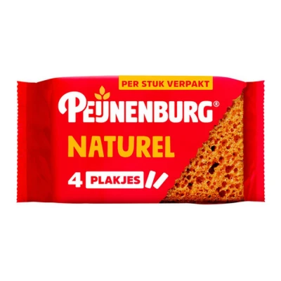 Afbeelding van Peijnenburg Naturel 4 Pack 8 stuks