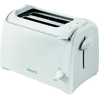 Afbeelding van Krups KH1511 Broodrooster Met geïntegreerde broodopzet Wit