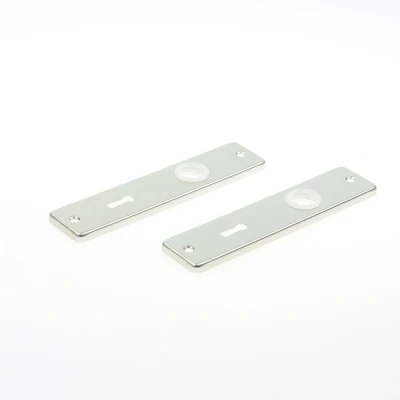Afbeelding van Ami Kortschild Aluminium F2 165/4rh sleutelgat 56mm 221002