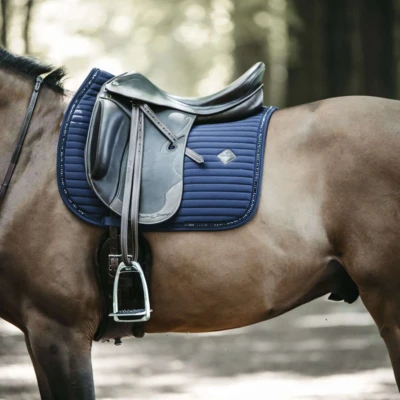 Afbeelding van Kentucky Dressuur Zadeldekje Pearls Navy Full