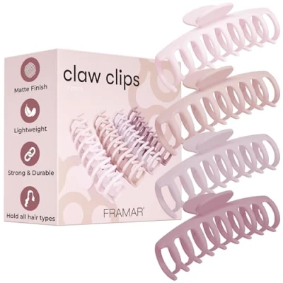 Afbeelding van Framar Claw Clips Haarklemmen Blush