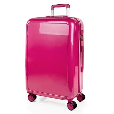 Afbeelding van ITACA Reiskoffers voor kinderen. Medium koffer en cabinekoffer met toilettas. Resistent lichtgewicht slotcombinatie 702600B, Fuchsia