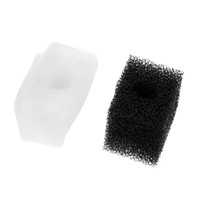 Afbeelding van Aqua Della Aquarium Filtermateriaal Vissen Spons Af 400 2st Zwart/wit