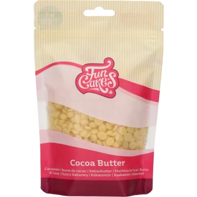 Afbeelding van FunCakes Cacaoboter Drops Voor Smeltsnoep en Smeltchocolade 200g