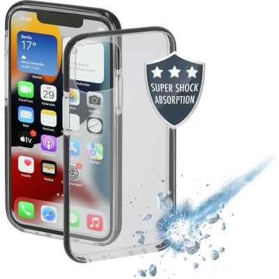 Afbeelding van Hama Prime Line Protector Cover Hoesje geschikt voor Apple iPhone 13 Mini TPU materiaal Schokabsorberend Perfecte Pasvorm Zwart