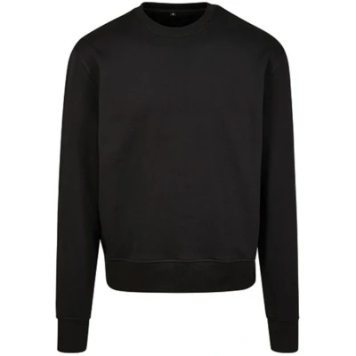 Afbeelding van Build your Brand Premium Oversize Crewneck Sweatshirt BY120 Heather Grey