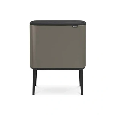 Image de BRABANTIA Poubelle Bo Touch Bin 3 Seaux 11+11+11 L Platine