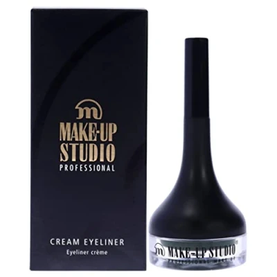 Afbeelding van Eyeliner Cream with Brush Green Make Up Studio for Women 0.07 oz