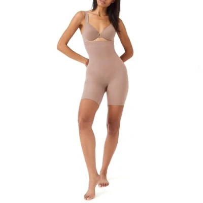 Afbeelding van Spanx Higher Power Short Shapewear, Dames, Maat: 50 52, Café au lait