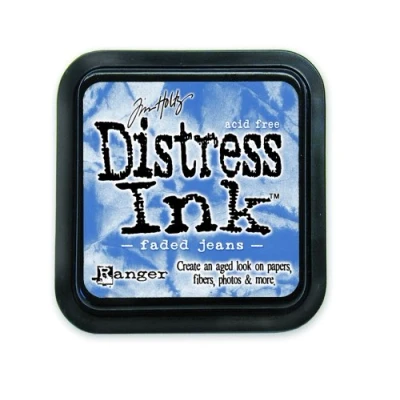 Afbeelding van Ranger Distress Inks pad faded jeans stamp TIM21452 Tim Holtz