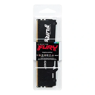 Image de Kingston FURY Beast RGB DDR5 module 16 Go DIMM 288 broches 2600 MHz / PC5 41600 CL40 1.25 V mémoire sans tampon on die ECC