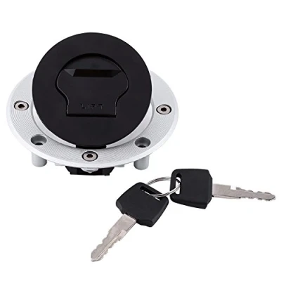 Afbeelding van Brandstoftankdop, gasterugslagdop met 2 aluminium sleutels voor motorfiets