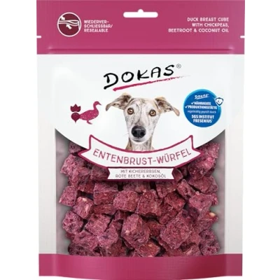 Afbeelding van Dokas Entenbrust Würfel, Kichererbsen, Rote Beete 8x150g