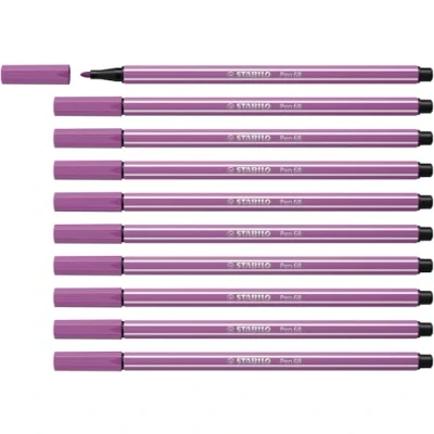 Afbeelding van Stabilo 10 pen 68 vergrijsd violet 68/60