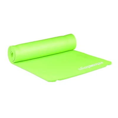Afbeelding van Relaxdays yogamat dik sportmat workout matje jogamat joga mat 60 x 180 groen