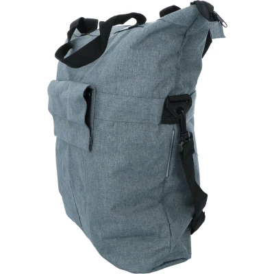 Afbeelding van Dresco Enkele Fietstas en Shopper 18 Liter Grijs