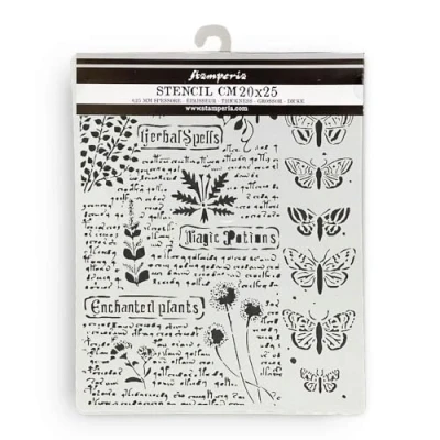 Afbeelding van Stamperia Dikke sjablonen voor scrapbooking, albums, kaarten maken, bullet journal, enz. Flexibel materiaal, gemakkelijk schoon te perfect vrije tijd, knutselen en geschenken