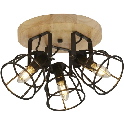 Afbeelding van Plafondlamp Cage II 3 lamps