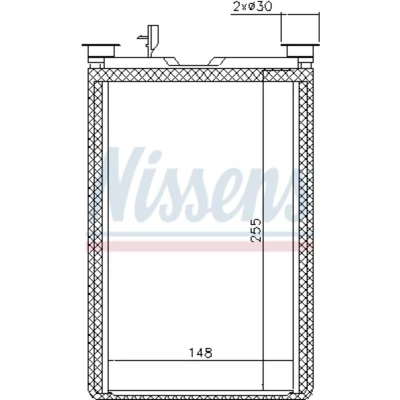 Afbeelding van Nissens Kachelradiateur 70526